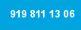 919 811 13 06 919 811 13 06
